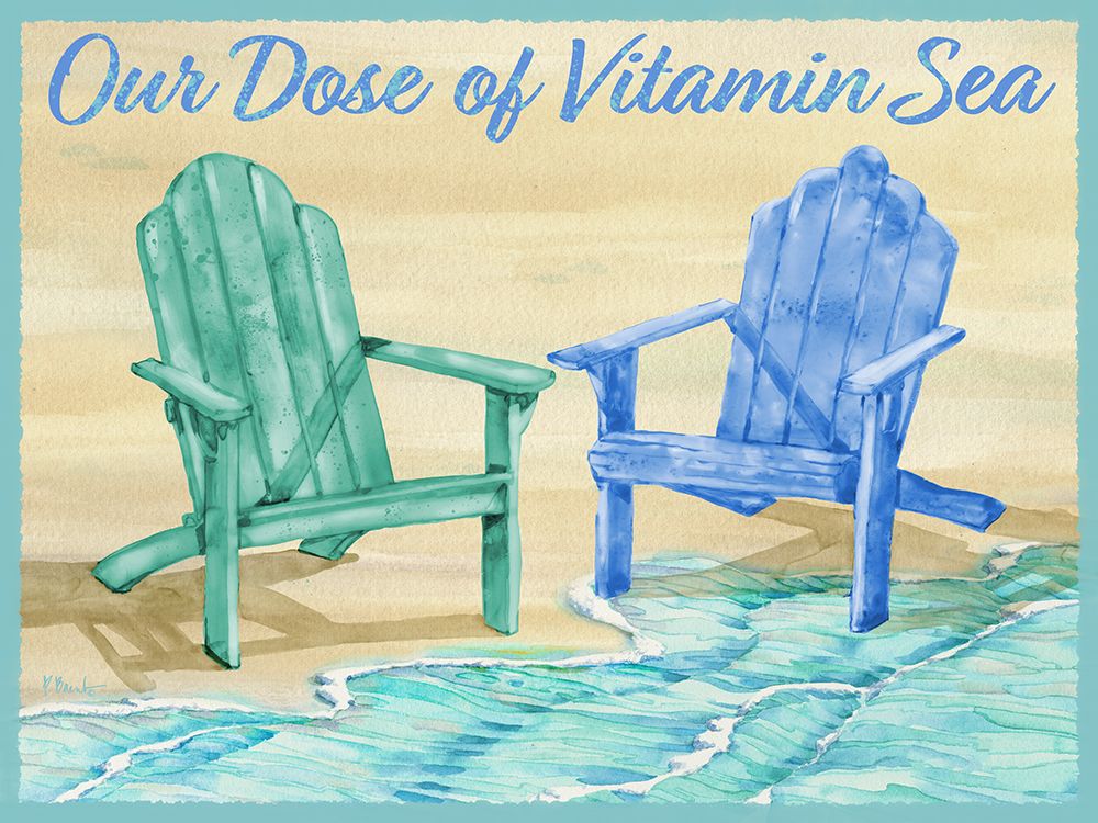 Cove Adirondack Horizontal II art print by Paul Brent for $57.95 CAD