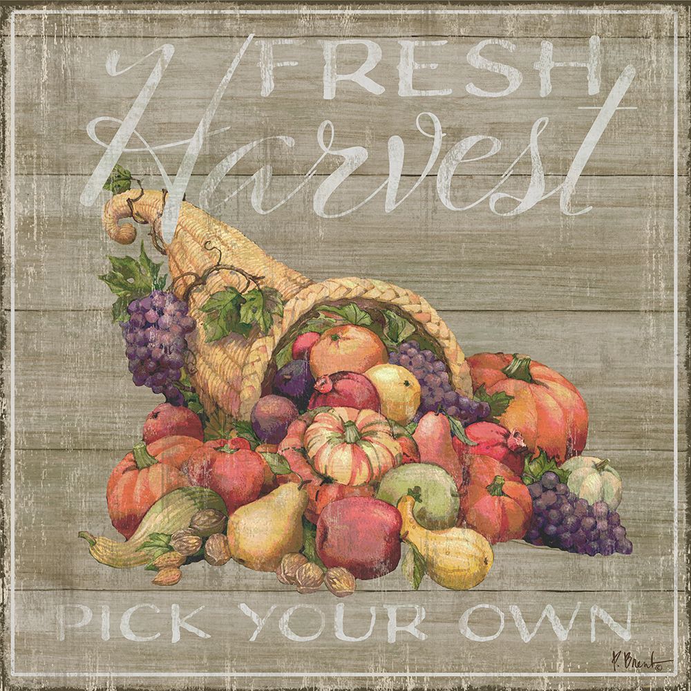 Harvest Market III art print by Paul Brent for $57.95 CAD