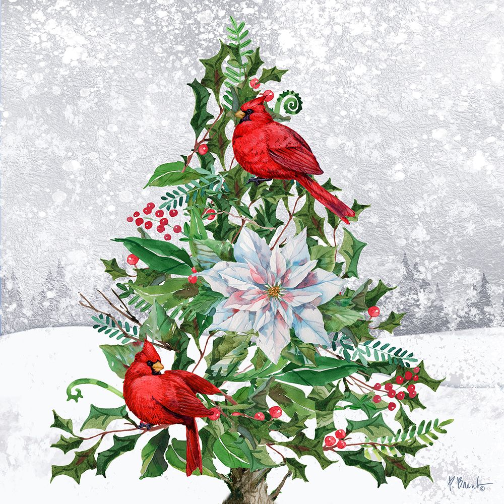 Winter Leaf Collage I - Silver art print by Paul Brent for $57.95 CAD