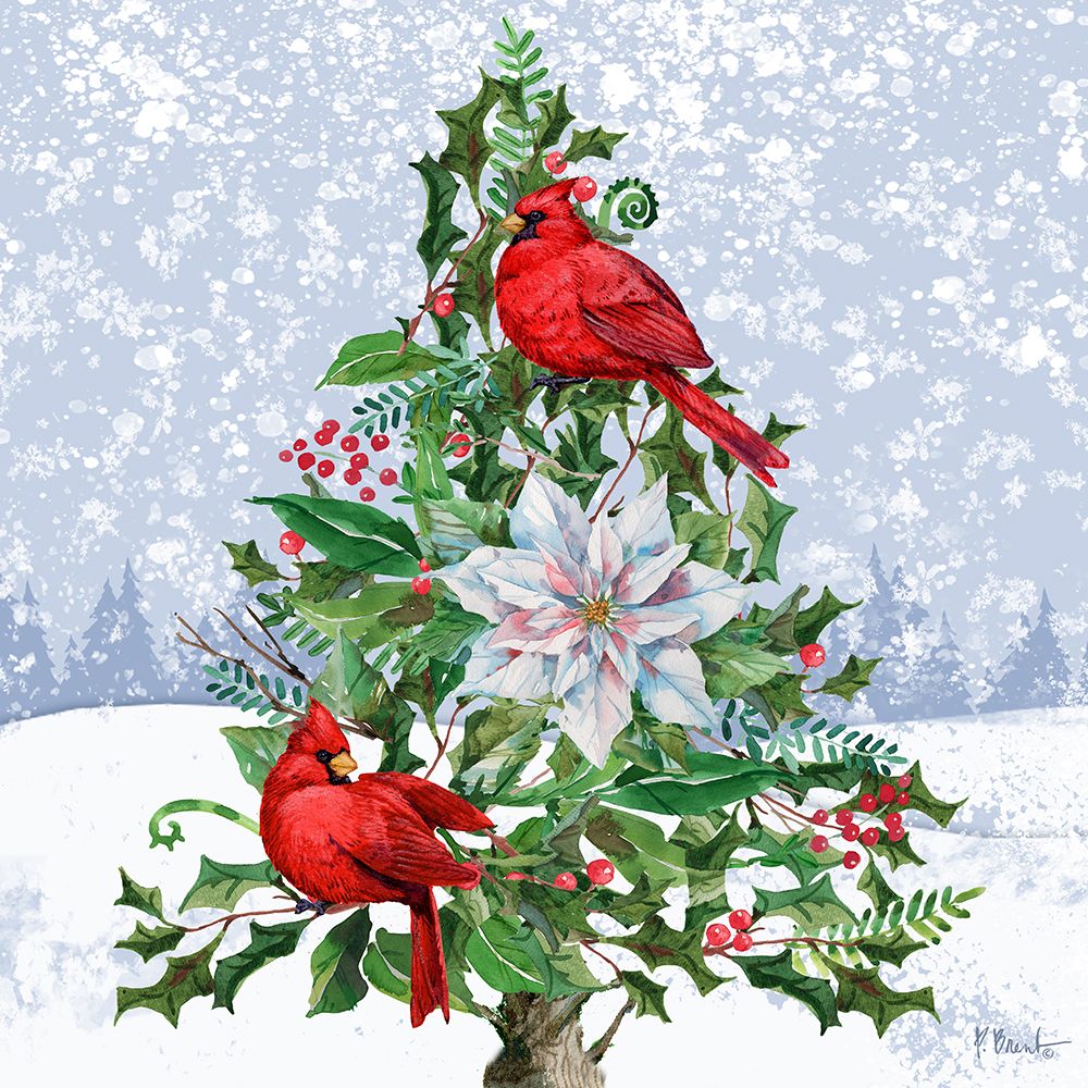 Winter Leaf Collage I art print by Paul Brent for $57.95 CAD