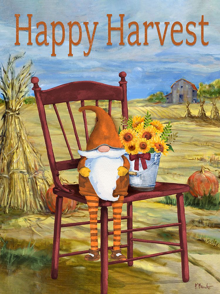 Harvest Gnome Vertical I art print by Paul Brent for $57.95 CAD