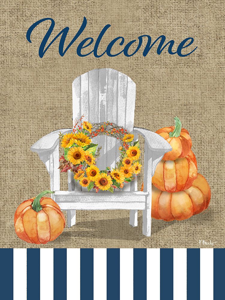 Newport Fall Adirondack Vertical I art print by Paul Brent for $57.95 CAD