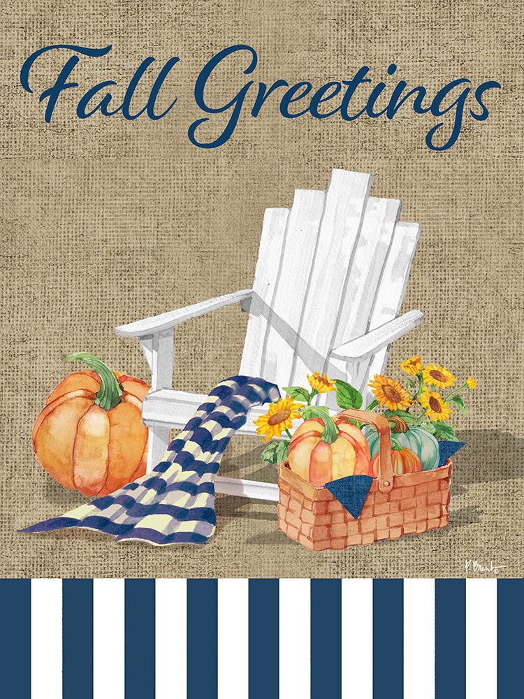 Newport Fall Adirondack Vertical II art print by Paul Brent for $57.95 CAD