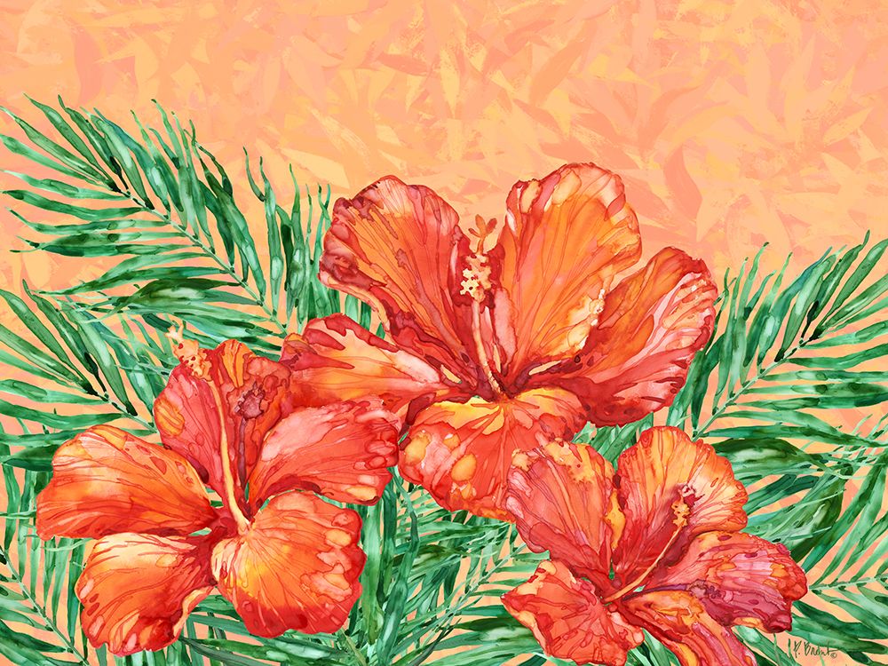 Hanalei Hibiscus Horizontal art print by Paul Brent for $57.95 CAD