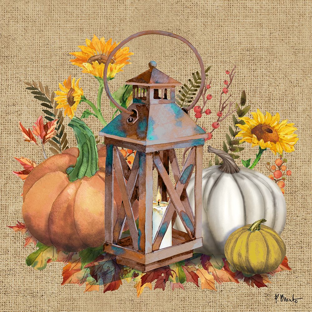 Harvest Lantern III art print by Paul Brent for $57.95 CAD