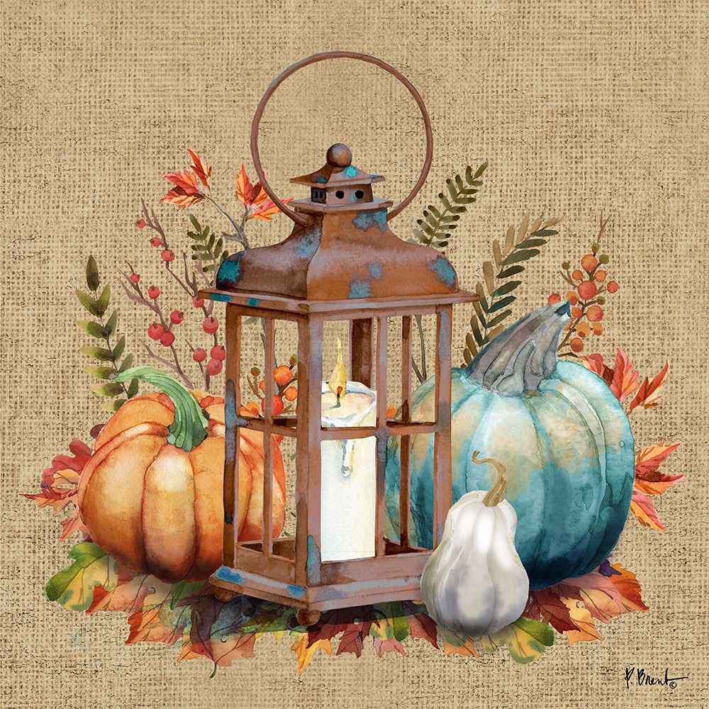 Harvest Lantern IV art print by Paul Brent for $57.95 CAD