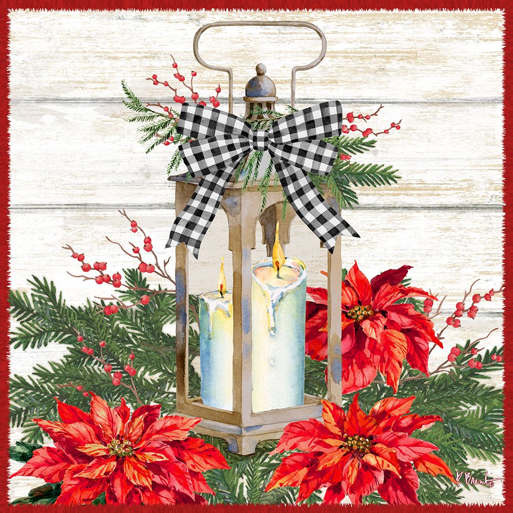 Christmas Lantern I art print by Paul Brent for $57.95 CAD