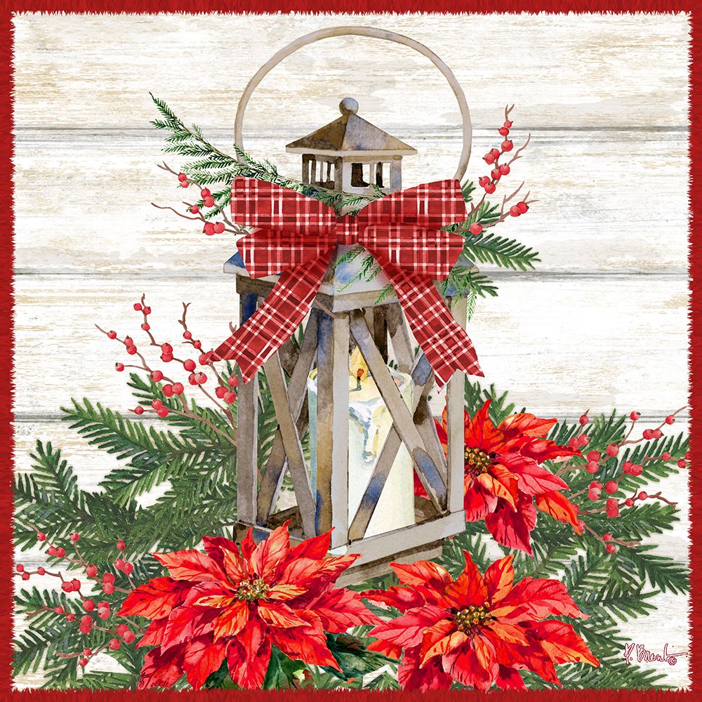 Christmas Lantern III art print by Paul Brent for $57.95 CAD