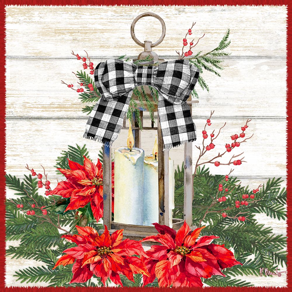 Christmas Lantern IV art print by Paul Brent for $57.95 CAD