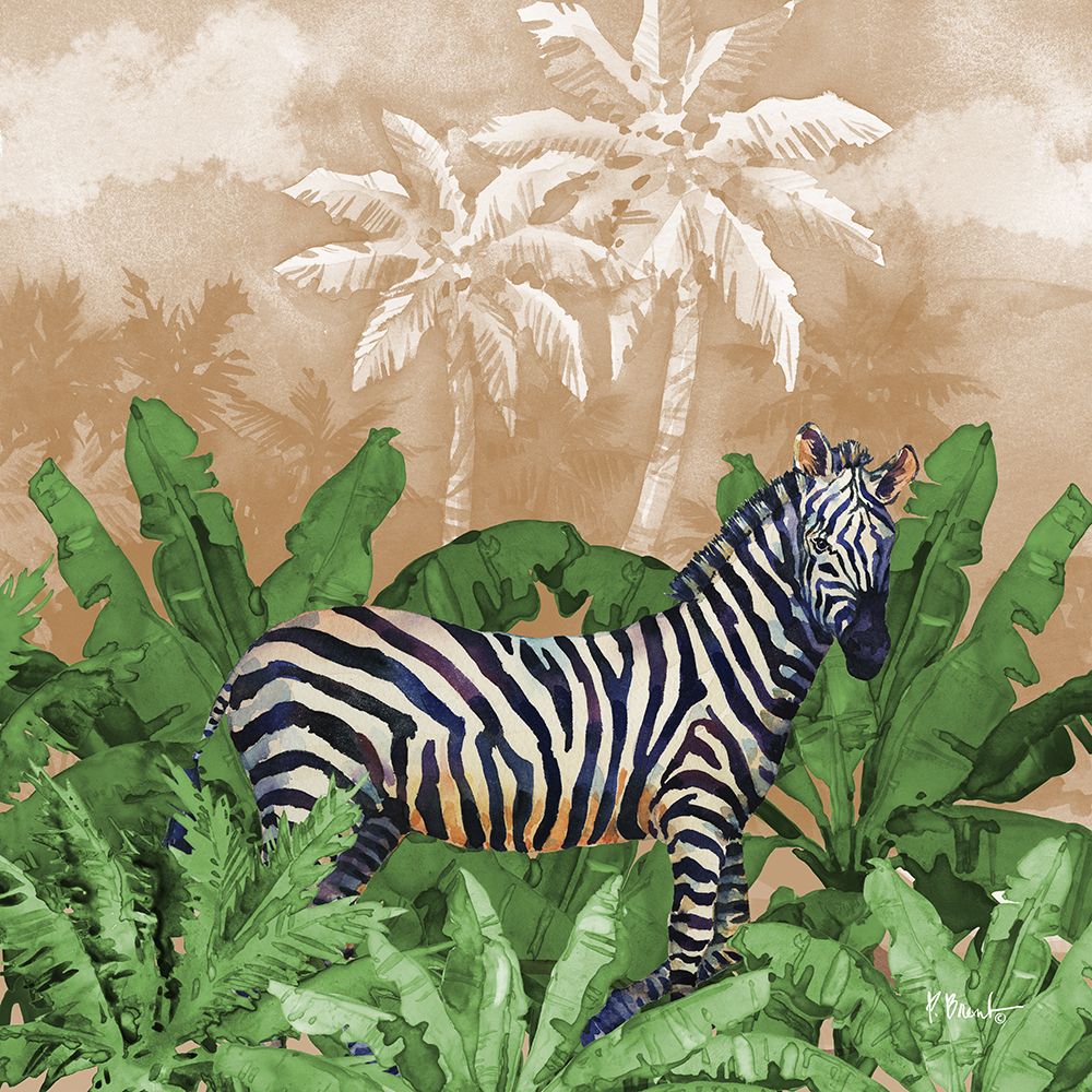Jungle Life I - Sunset art print by Paul Brent for $57.95 CAD
