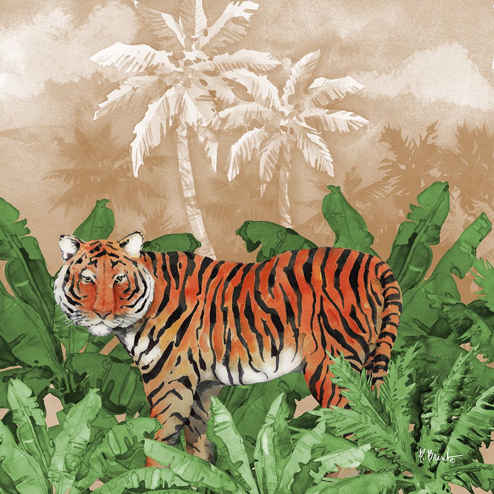 Jungle Life II - Sunset art print by Paul Brent for $57.95 CAD