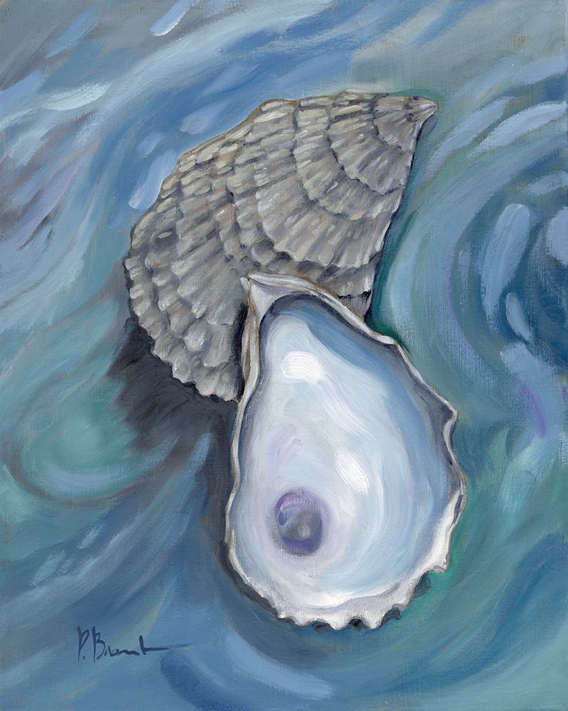 Oyster Close-Up - Stormy Seas art print by Paul Brent for $57.95 CAD