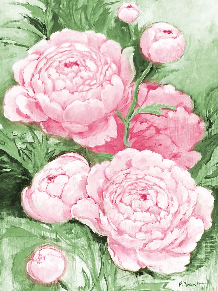 Impressions of Peonies III - Pink art print by Paul Brent for $57.95 CAD