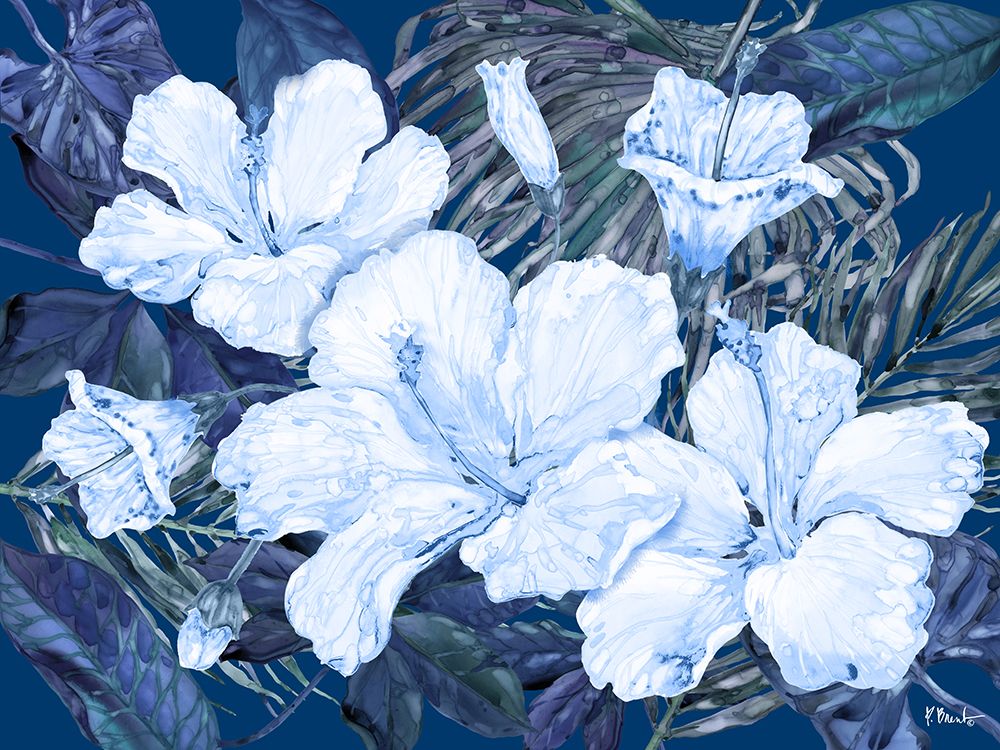 Hibiscus Bunch Horizontal art print by Paul Brent for $57.95 CAD
