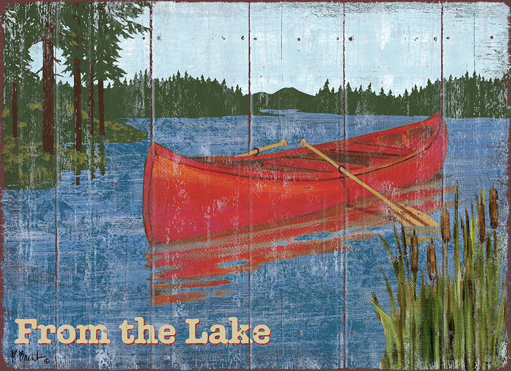 Lake Living Horizontal II art print by Paul Brent for $57.95 CAD