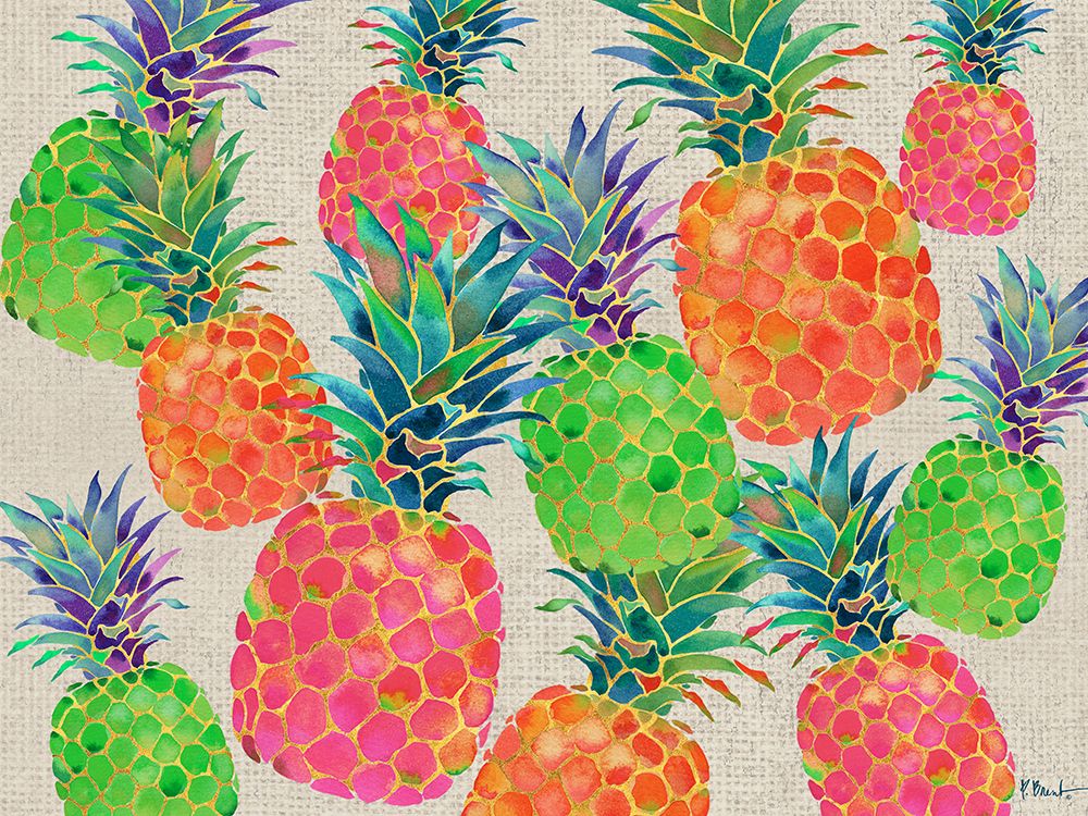 Honeyed Pineapples Horizontal art print by Paul Brent for $57.95 CAD
