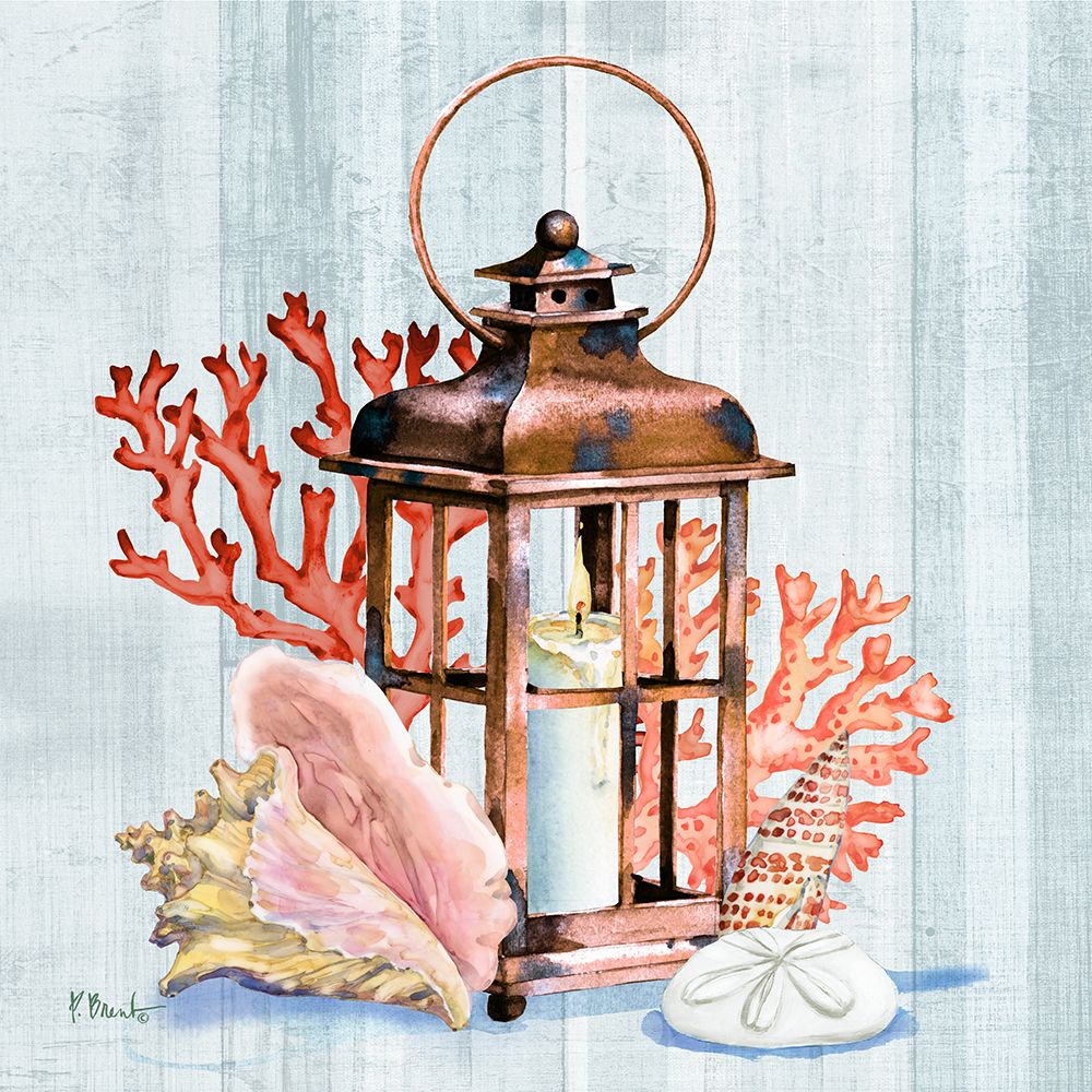 Coral Dive Lantern I art print by Paul Brent for $57.95 CAD