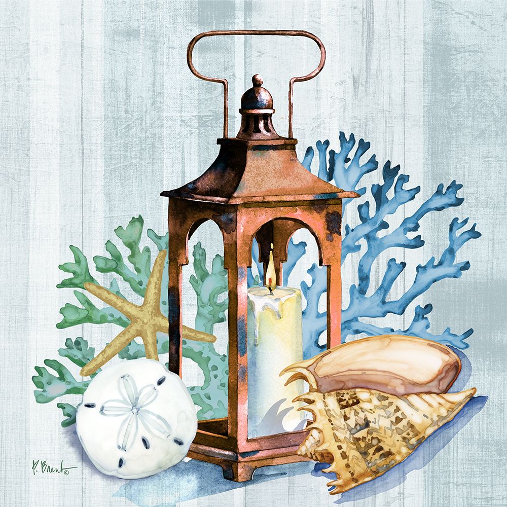 Coral Dive Lantern II art print by Paul Brent for $57.95 CAD
