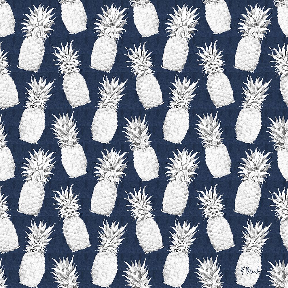 Toned Pineapple Repeat II art print by Paul Brent for $57.95 CAD