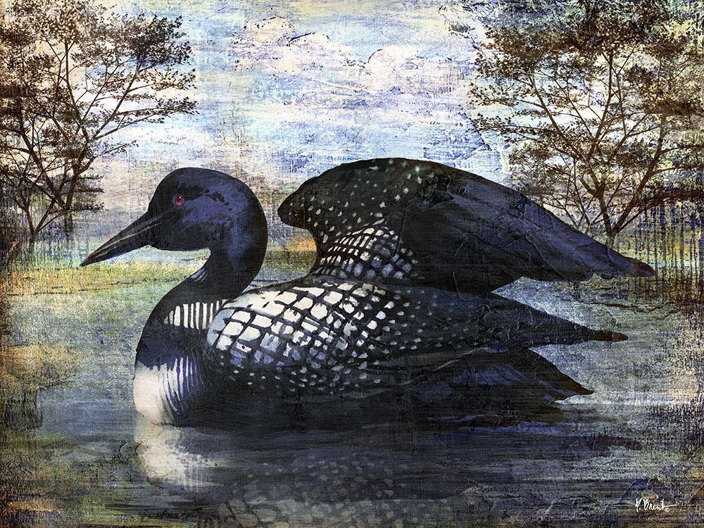 Loon Pond Horizontal I art print by Paul Brent for $57.95 CAD