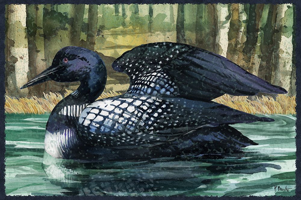 Loon Pond Horizontal II art print by Paul Brent for $57.95 CAD