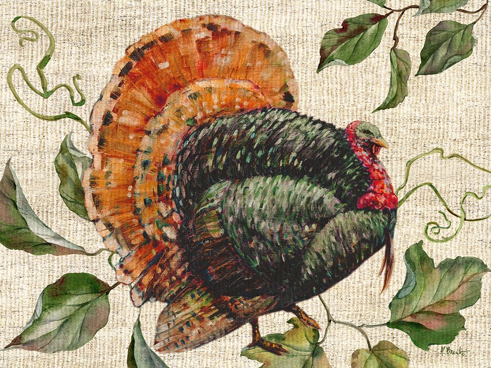 Vined Turkey Horizontal art print by Paul Brent for $57.95 CAD