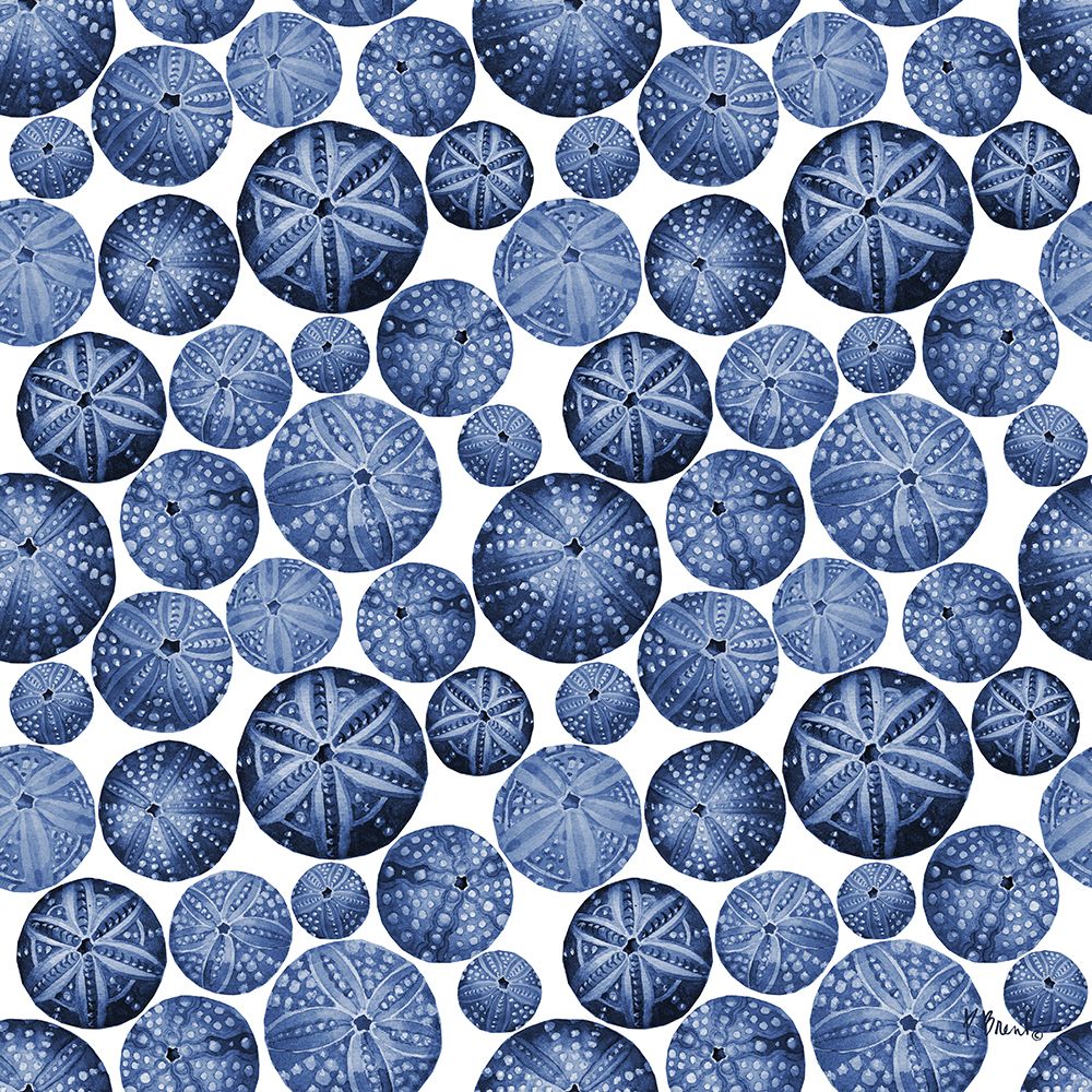 Indigo Urchin Repeat I art print by Paul Brent for $57.95 CAD