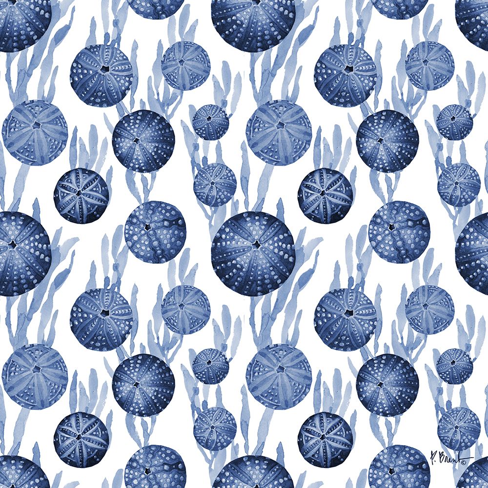 Indigo Urchin Repeat II art print by Paul Brent for $57.95 CAD