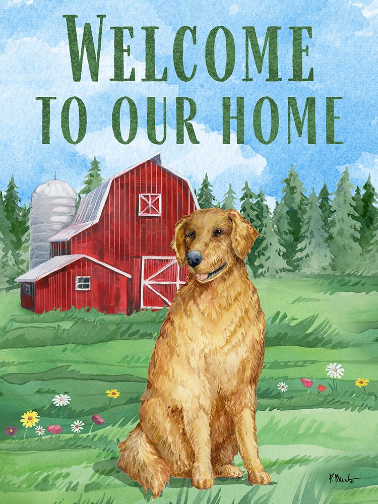 Dog Farm Vertical II art print by Paul Brent for $57.95 CAD