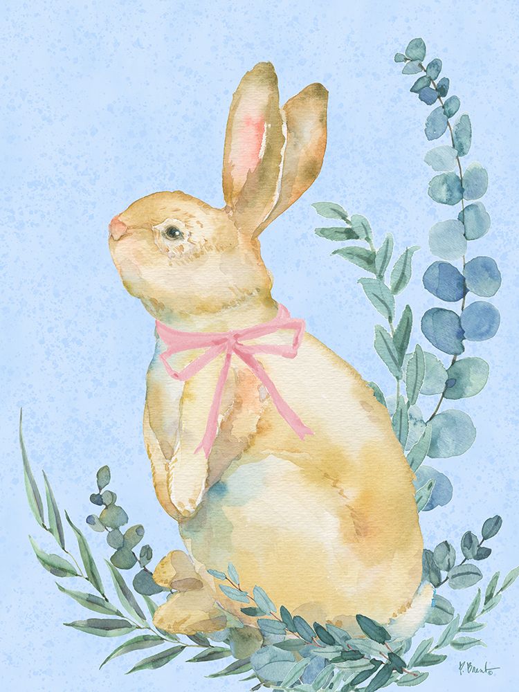 Eucalyptus Bunny Vertical II art print by Paul Brent for $57.95 CAD