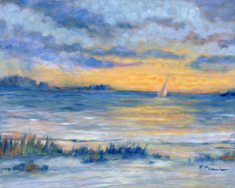 Sunset Seascape art print by Paul Brent for $57.95 CAD