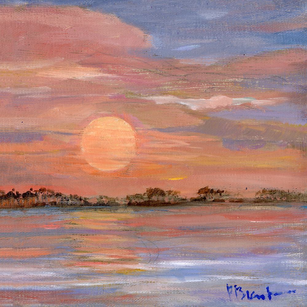 Crooked Island Sunset Pines art print by Paul Brent for $57.95 CAD