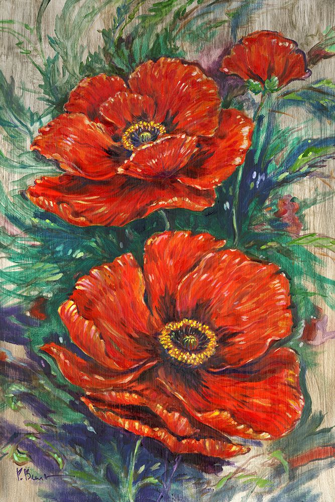 Majestic Poppies art print by Paul Brent for $57.95 CAD