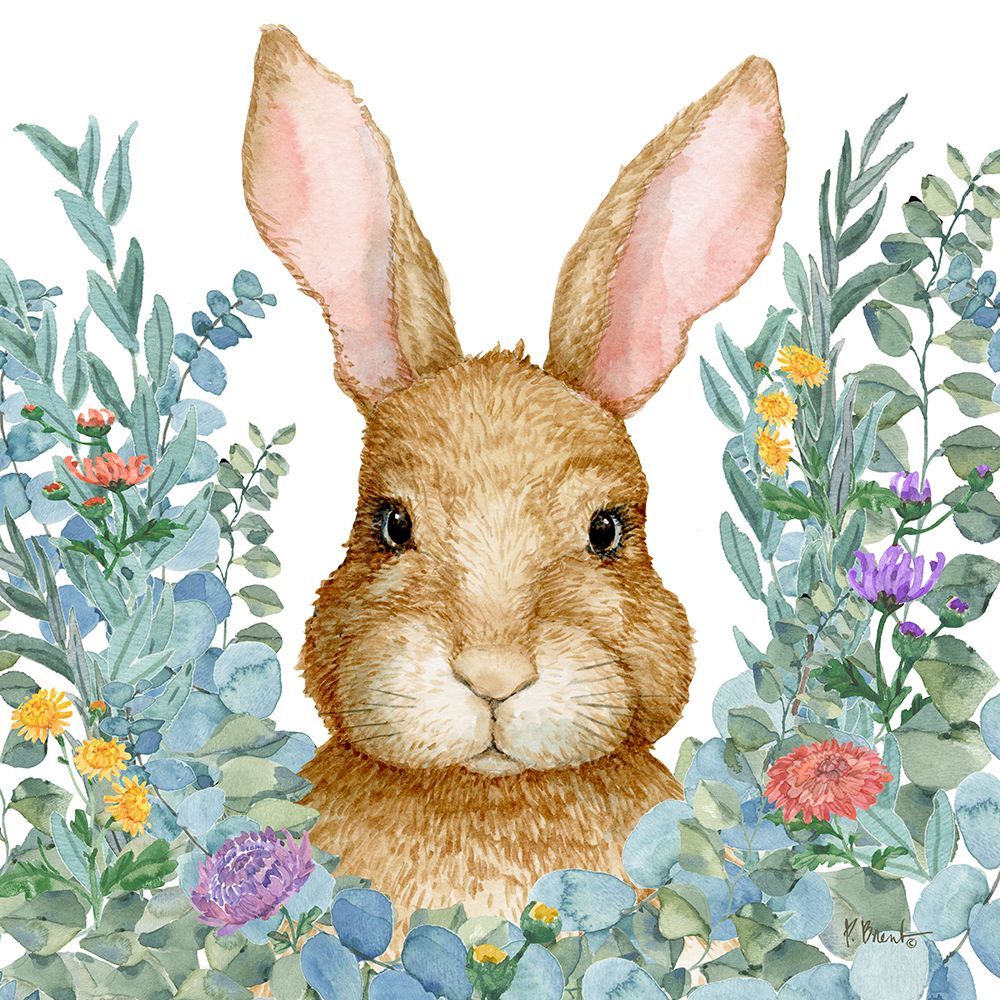 Rabbit Laurel - White art print by Paul Brent for $57.95 CAD