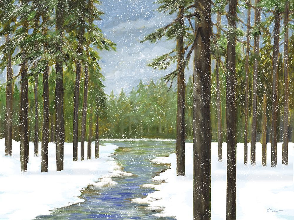 Snowbank Forest Horizontal art print by Paul Brent for $57.95 CAD