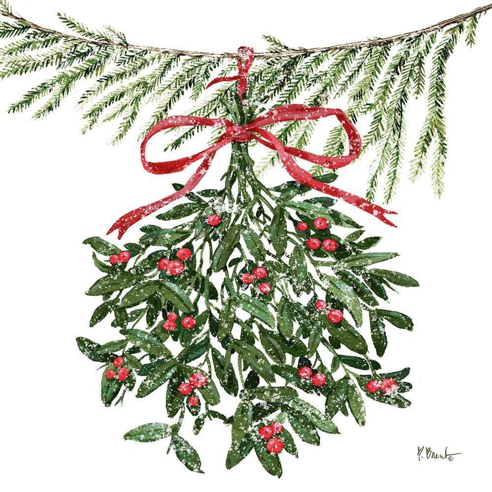 Nordic Branch Mistletoe art print by Paul Brent for $57.95 CAD