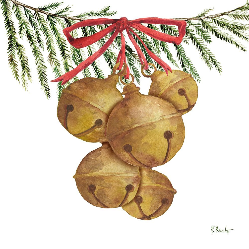 Nordic Branch Bells I art print by Paul Brent for $57.95 CAD