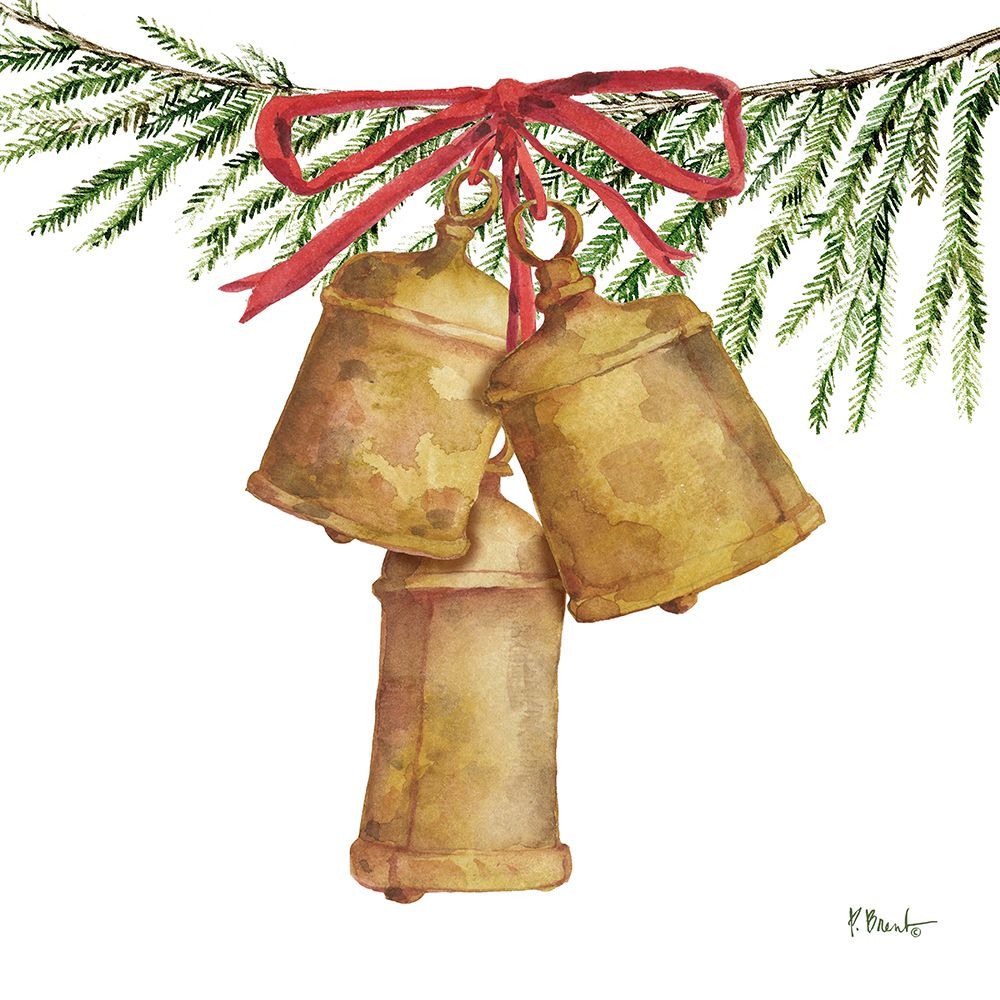 Nordic Branch Bells II art print by Paul Brent for $57.95 CAD