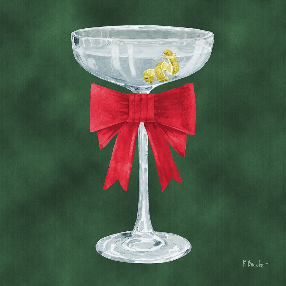 Holiday Cocktail I - Christmas art print by Paul Brent for $57.95 CAD