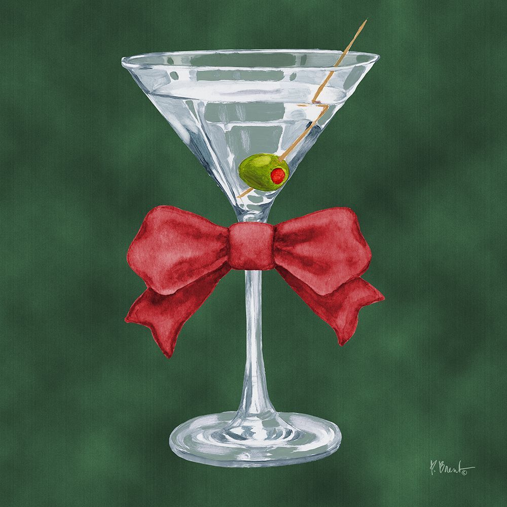 Holiday Cocktail II - Christmas art print by Paul Brent for $57.95 CAD