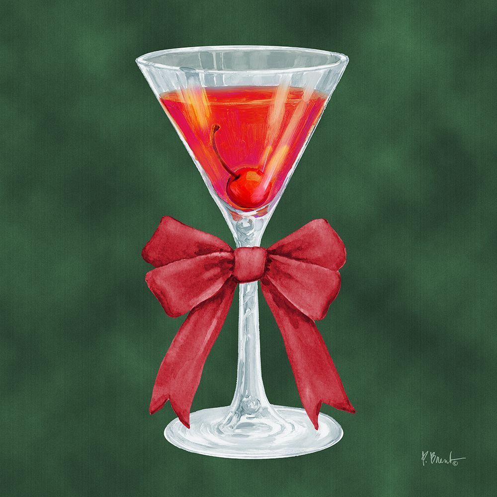 Holiday Cocktail III - Christmas art print by Paul Brent for $57.95 CAD