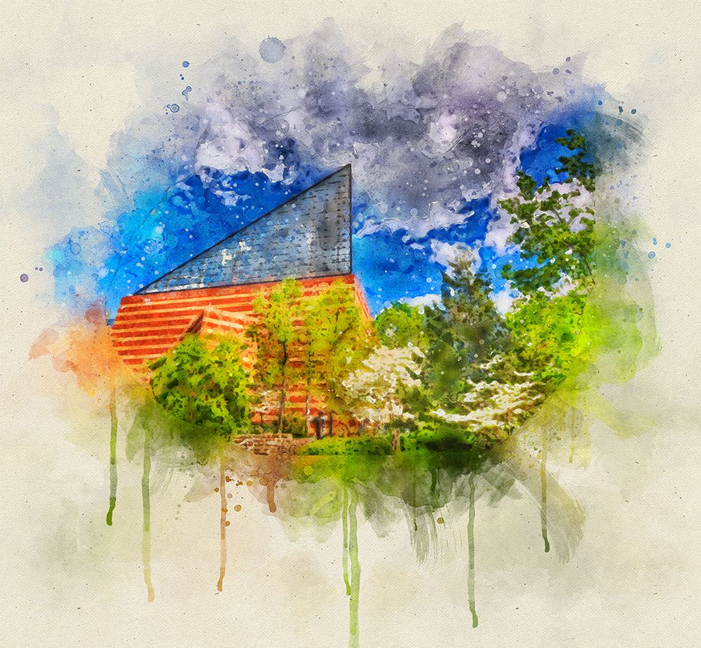 Aquarium 2 HDR Watercolor art print by Rachel Lee for $57.95 CAD