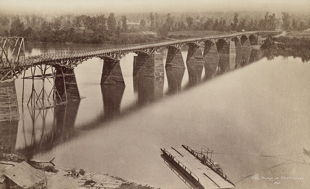 Army Bridge Chattanooga 1861 art print by Rachel Lee for $57.95 CAD