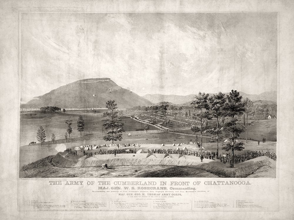 Army of the Cumberland at Chattanooga 1863 art print by Rachel Lee for $57.95 CAD