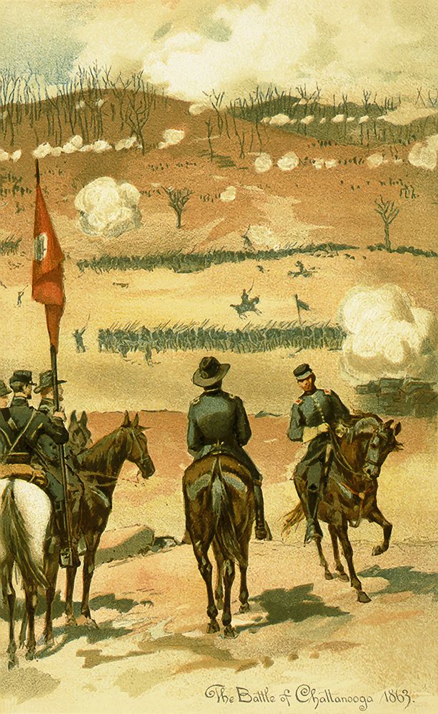 Battle of Chattanooga Drawing 1 art print by Rachel Lee for $57.95 CAD