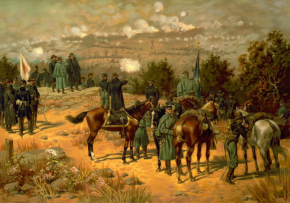 Battle of Chattanooga Drawing 2 art print by Rachel Lee for $57.95 CAD