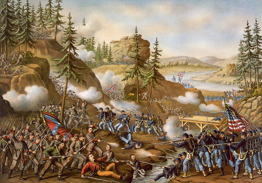 Battle of Chattanooga Drawing 3 art print by Rachel Lee for $57.95 CAD