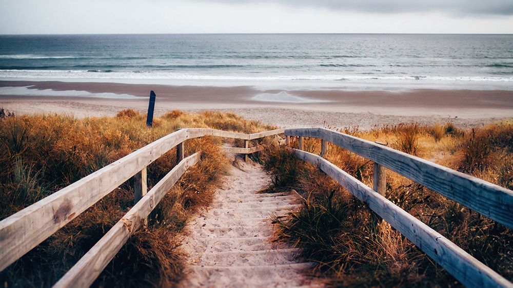 Beach 2 art print by Rachel Lee for $57.95 CAD
