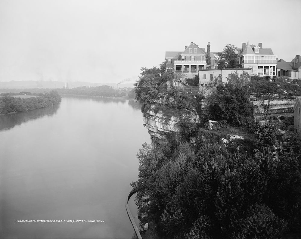 Bluffs of TN River Chattanooga 1917 art print by Rachel Lee for $57.95 CAD