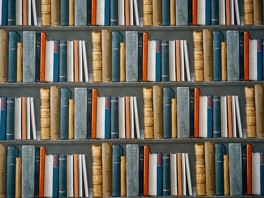 Bookshelf art print by Rachel Lee for $57.95 CAD